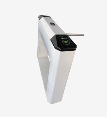 China RFID Magnetic Tripod Turnstile IC Card QR Code Turnstile Gate For Access Control for sale