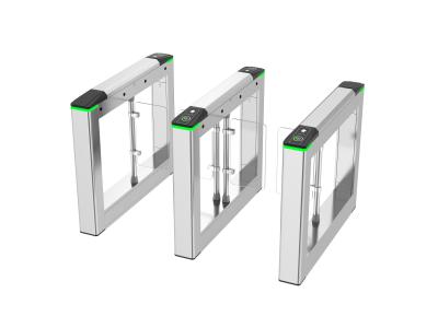 China CE Approved Security Glass Swing Turnstile High Speed Gate Turnstile for sale