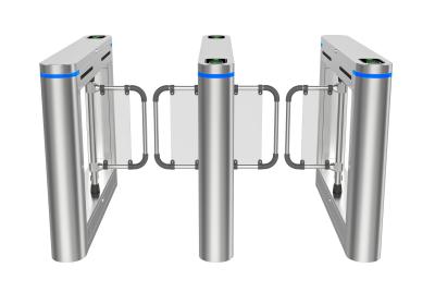 China Customized Glass Swing Turnstile Biometric Access Control Facial Access Control for sale
