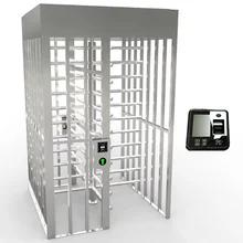 China Humidity Resistant Full Height Turnstile Passing Speed 30 Persons/Min Normal Open Te koop