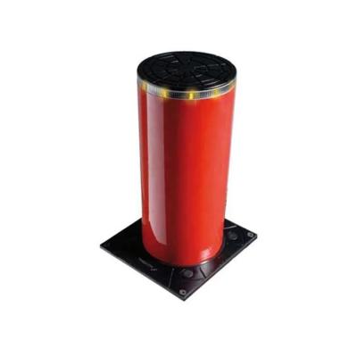 China Rgb Led Lights Hydraulic Retractable Bollards 10mm Flange Thickness for sale