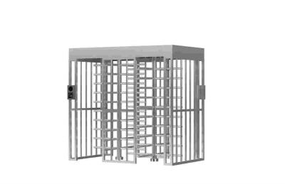 China Speed Full Height Turnstile Indoor/Outdoor Access Control Gate 650Mm Passage Ac Power Supply for sale