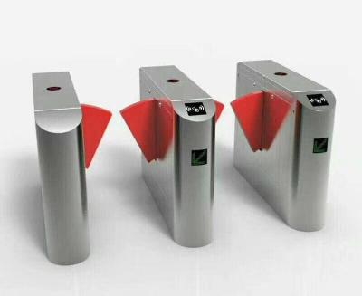 China 110V To 220V Electronic Flap Barrier Turnstile Gate For Airport for sale