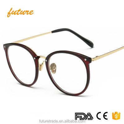 China The other round of the future J51081 shades 2021 wholesale unisex optical glass metal frame designer eyeglasses frames otaly à venda