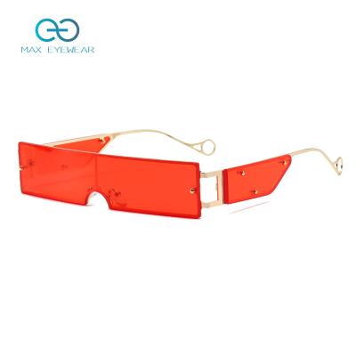 Chine Soft rectangle unisex Gafas De Sol Marca Frameless China Sunglasses 2021 de gafas de sol K8905 le petit à vendre