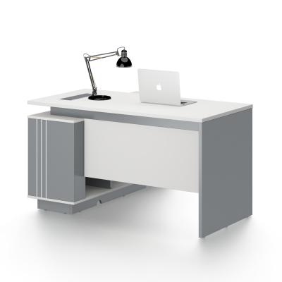 China High-Quality Modern Technology Sense Executive Desk CEO Office Table BMW Grey + White for sale