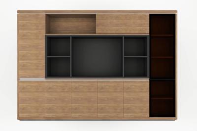 China 3.6m Wooden Storage Office Bookcase Cabinet Swing Door DIOUS for sale
