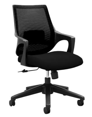 China Swivel Mesh Executive Chair , 90d Black Mesh Office Chair With Arms for sale