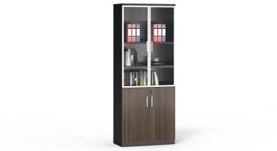 China ISO 14001 Office Bookcase Cabinet With Doors Space Saving Shelf for sale