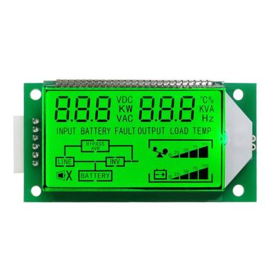China Green Backlight TN LCD Module , inverter Ups Lcd Display 7 segment for sale
