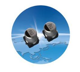 China SMT Aluminum Electrolytic Capacitors RVE Series Long Life Capacitor à venda
