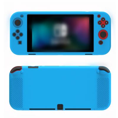 China Charged Directly Silicone Cover For Nintendo Switch OLED Back Bump Design for sale