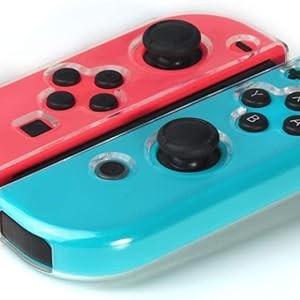 China Transparency Soft TPU Protective Cover Case for NS Joy-con Controllers for sale