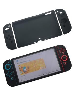 China Split Design Of Middle Silicone Cover Match With Joycon Grip Cover For NS OLED for sale