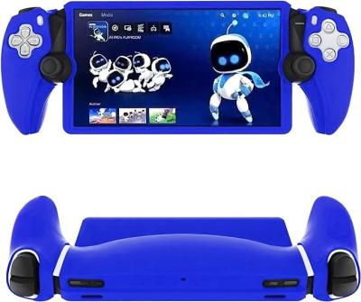 Chine Casque en peau protectrice douce pour le lecteur de télécommande Playstation Portal, anti-choc et anti-rayures - bleu à vendre
