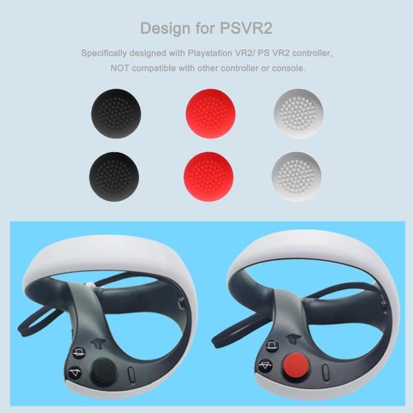 Quality Soft Anti-Slip Controller Rubber Silicone Rocker Caps For PSVR2 for sale
