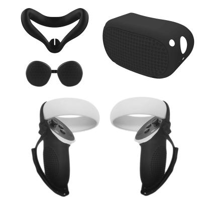 China Anti-Fogging 4 In 1 VR Silicone Cover Set Protective For Oculus Quest 2 Accessories for sale