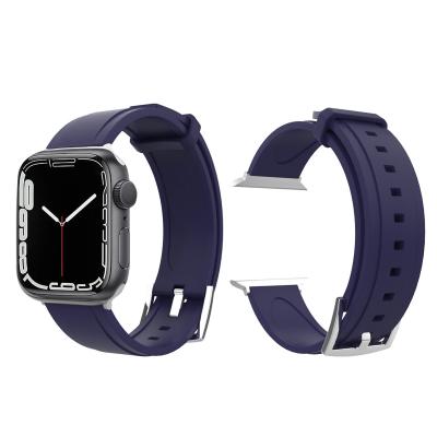 China Silicone Apple FKM Rubber Horloge Riem Hoog elastisch en zacht Te koop