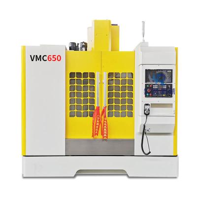 China Centro fazendo à máquina VMC650 do vertical de 4 linhas centrais VMC para a fatura do molde à venda