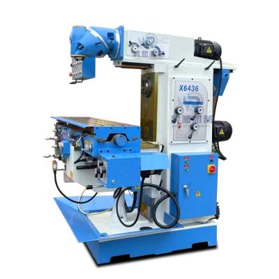 China Manual Universal Turret Vertical Milling Machine With Swivel Head for sale