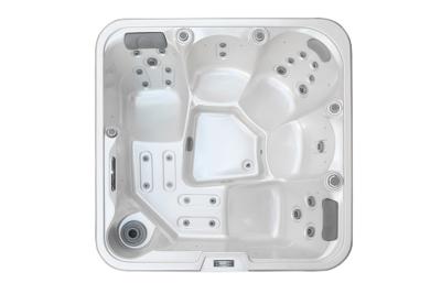 중국 E-371S 2M*2M Pearl White acrylic Massage hot tubs for outdoor jacuzzi 판매용