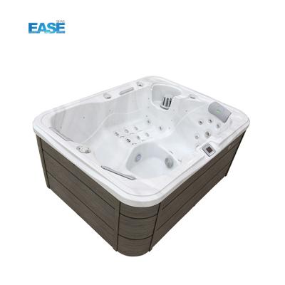 China 1 Loounge 2 Seats White Outdoor Spa Hottub Massage Spa Bathtubs Whirlpools for sale