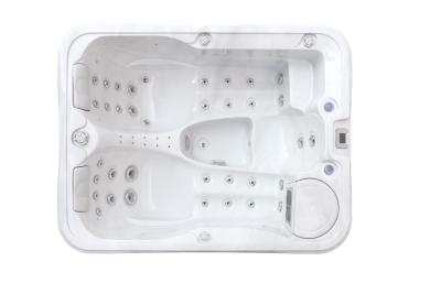 China E-372D Acrylic Whirlpool Massage Outdoor Spa Tub Balboa Swim Spa For 3 Persons for sale