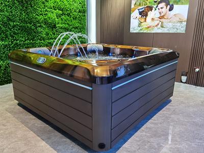 중국 5 Person Luxury Durable Hot Tub Outdoor living Hydro Massage Spa Tub With Powerful Jets 판매용