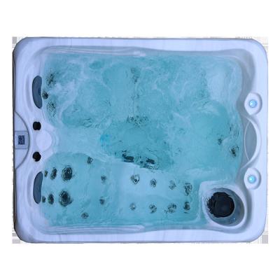 China 2 Launges Acrylic Hot Tub Whirlpool Massage Bathtub Outdoor Spas for sale