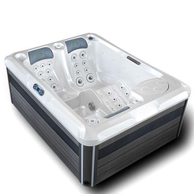 China Balboa Control System Acrylic 3 Person Outdoor Whirlpool Massage Hot Tub For Villa for sale