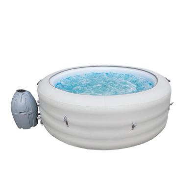 China 2.0m White Massage Inflatable Spa Hot Tub Whirlpool Bathtub for sale