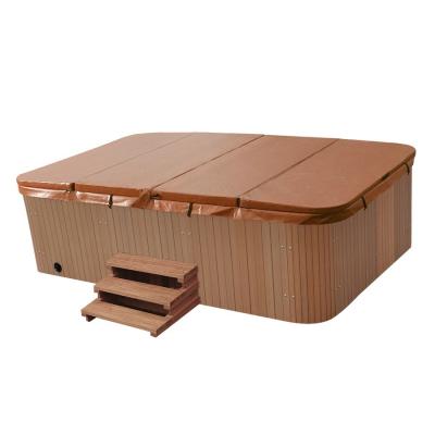 China Customized SAA PVC Swim Spa Hot Tub Cover Or Spa Cover Outdoor Furniture 100mm for sale
