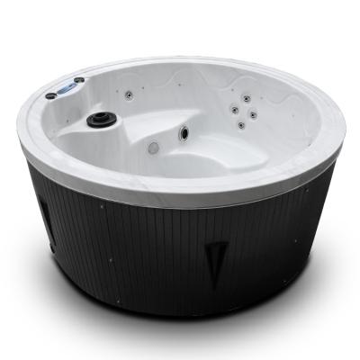 China 1200L 5 Persons Hot Tub Aristech Acrylic Round Shape Whirlpool Jacuzzi Spa Tub for sale