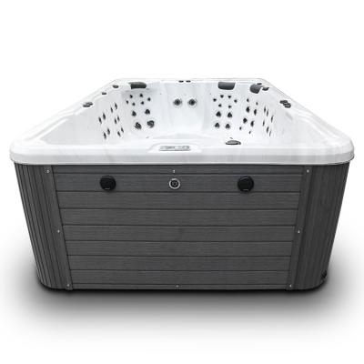 中国 3500L Outdoor Acrylic Massage balboa spa tub SAA White Marble 販売のため