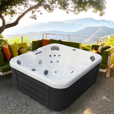 China Pearl White 4 Seats Whirlpool Spa Bathtubs Massage Hot Tubs Outdoor for sale