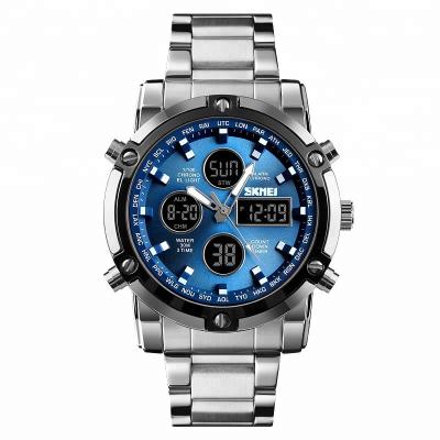 China With 3 Functions Original Stainless Steel Face Watch Men's Quartz Watch for sale