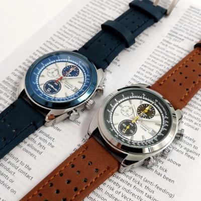 China New Six Pin Quartz Men's Belt Watch Men's Watch Waterproof Quartz Metal Watch for Men for sale