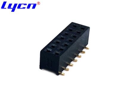 China 2.54mm Pitch SMT Female Header Connector Degree Of Heat Resistant 210s for sale