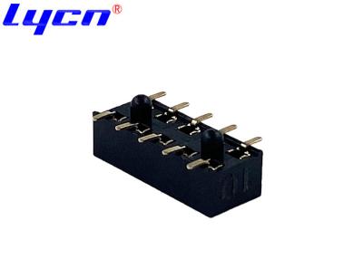 China SMT 1.27 mm Pitch Female Connector Gold Or Tin Over Ni Plating Dual Row Header for sale
