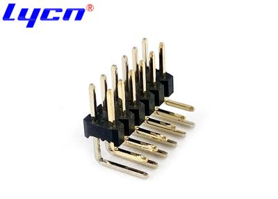 China 2 Pin - 80 Pin 2mm Pitch Pin Header Connector Female Double Row Black PA6T for sale