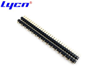 China Printed Circuit Board Pin Header Connectors 2.0mm Pitch DIP Type PA6T for sale