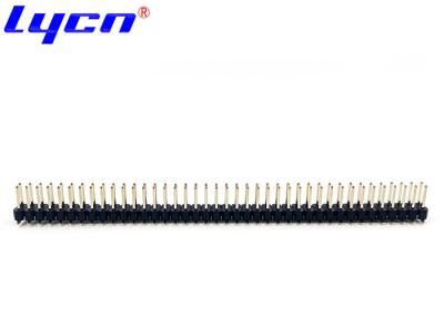 China 2.54mm Neigungs-doppelte Reihe Pin Header Connector Current Rating 3.0A zu verkaufen