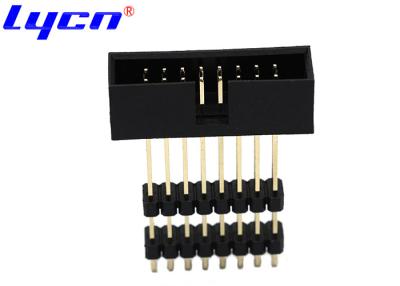 China 8 Pin - 64 Pin Board, zum Verbindungsstücks des Verbindungsstück-des Mannzu verdrahten Neigungs-Titel-2mm zu verkaufen