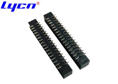 China Plate Alignment Box Header Connector 8 Pin - 64 Pin 2.0mm Pitch PA9T Copper Alloy for sale