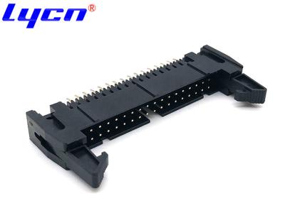 China 2.54mm PCB Board To Wire Connectors Ejector Long Latch Header for sale