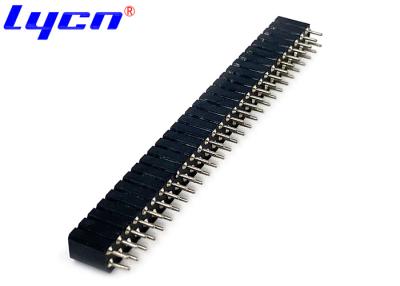 China 180° DIP PPS Round Female Pin Header 2.54 Mm Machined UL94V-0 for sale