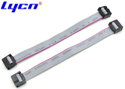 China Negro 6 - 64 la echada de Pin Electronic Ribbon Cable IDC 2.54m m modificó para requisitos particulares en venta