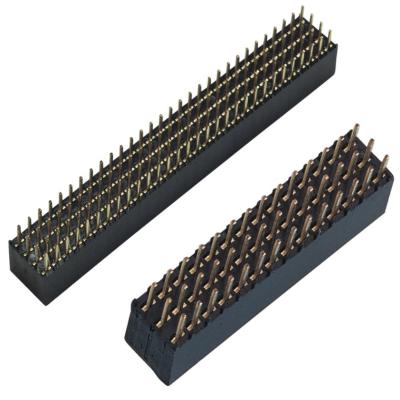 China Three / Four Rows DIP 2.54mm Female Header Connector For Electronics usage for sale