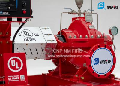 Chine la pompe à incendie d'entraînement du moteur diesel 500GPM et 120PSI avec la pompe à incendie horizontale de cas de fente UL/FM a énuméré à vendre