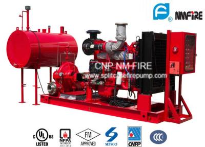 China High Precision Diesel Powered Fire Pump , Diesel Fire Fighting Pumps 2000GPM for sale